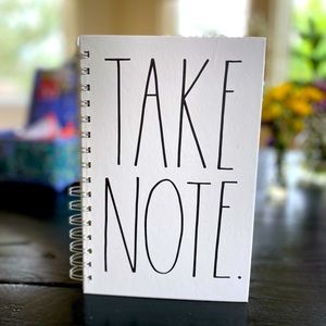 Rae Dunn “Take Note” notebook